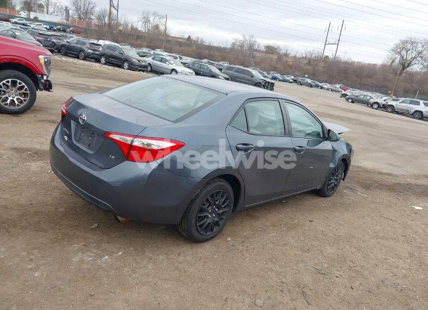 Photo 4 of 2015 Toyota Corolla LE (VIN 2T1BURHEXFC328171)