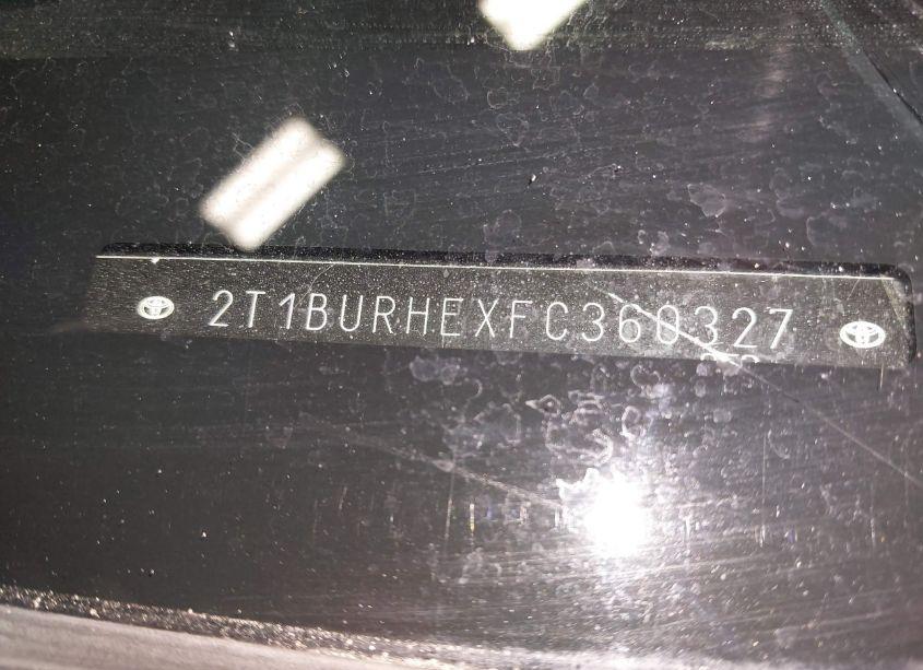 Photo 17 of 2015 Toyota Corolla LE PREMIUM (VIN 2T1BURHEXFC360327)