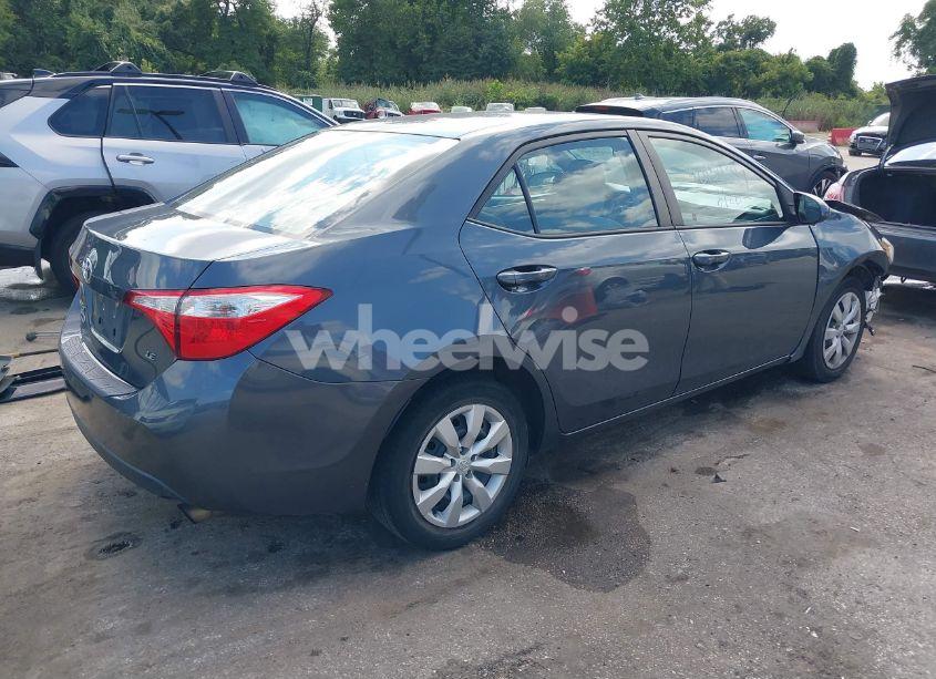 Photo 4 of 2015 Toyota Corolla LE (VIN 2T1BURHEXFC366242)