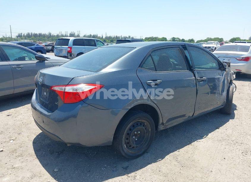 Photo 4 of 2015 Toyota Corolla LE (VIN 2T1BURHEXFC449900)