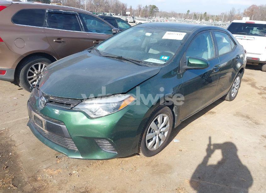 Photo 2 of 2016 Toyota Corolla LE (VIN 2T1BURHEXGC627693)