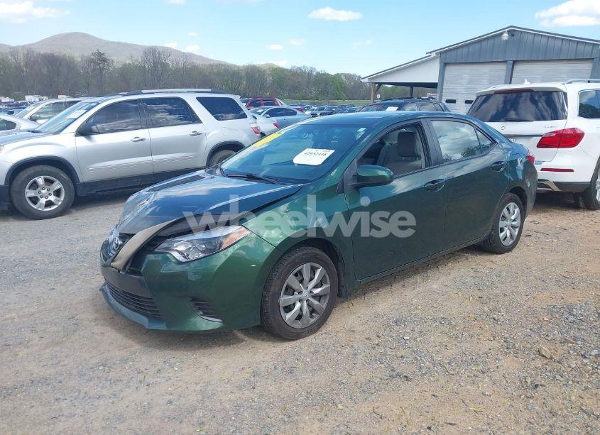 Photo 2 of 2016 Toyota Corolla LE (VIN 2T1BURHEXGC690633)