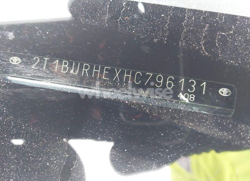 Photo 9 of 2017 Toyota Corolla SE (VIN 2T1BURHEXHC796131)