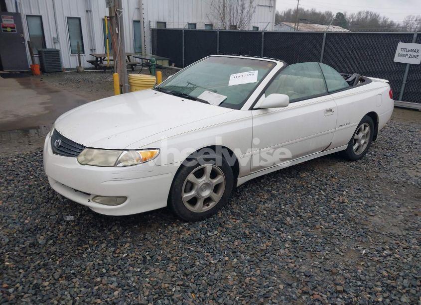 Photo 2 of 2002 Toyota Camry SOLARA SLE V6 (VIN 2T1FF22P12C592449)