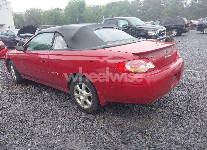 Photo 3 of 2002 Toyota Camry SOLARA SLE V6 (VIN 2T1FF28P22C545339)
