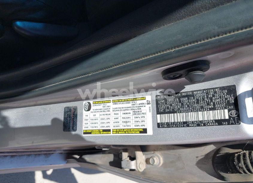 Photo 9 of 2009 Toyota Matrix (VIN 2T1KU40E59C016424)