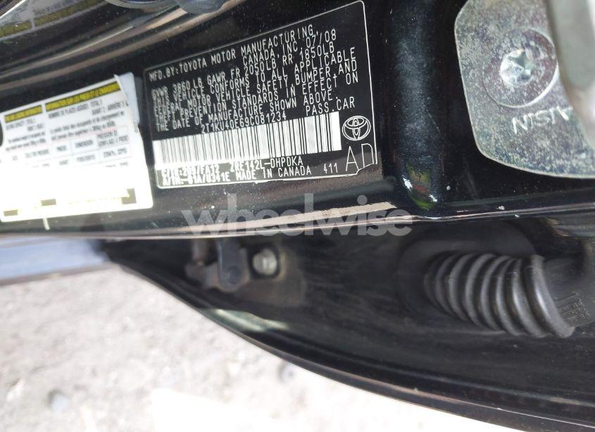 Photo 9 of 2009 Toyota Matrix (VIN 2T1KU40E69C081234)