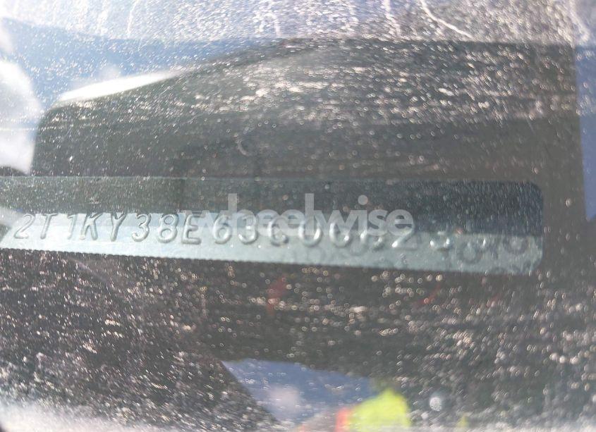 Photo 9 of 2003 Toyota Matrix XRS (VIN 2T1KY38E63C068235)