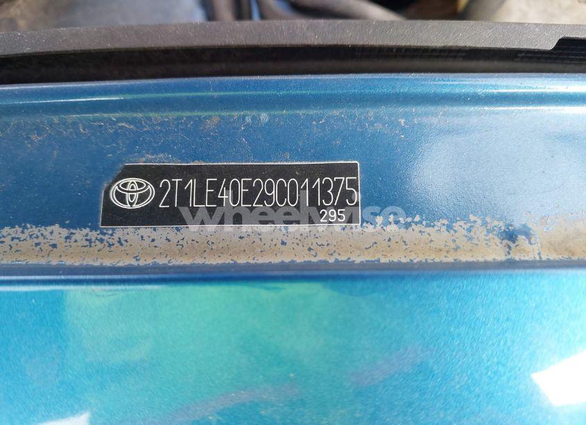 Photo 9 of 2009 Toyota Matrix S (VIN 2T1LE40E29C011375)