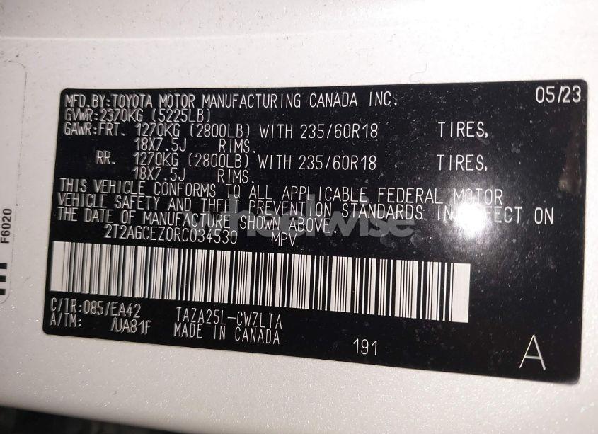 Photo 9 of 2024 Lexus Nx 350 (VIN 2T2AGCEZ0RC034530)