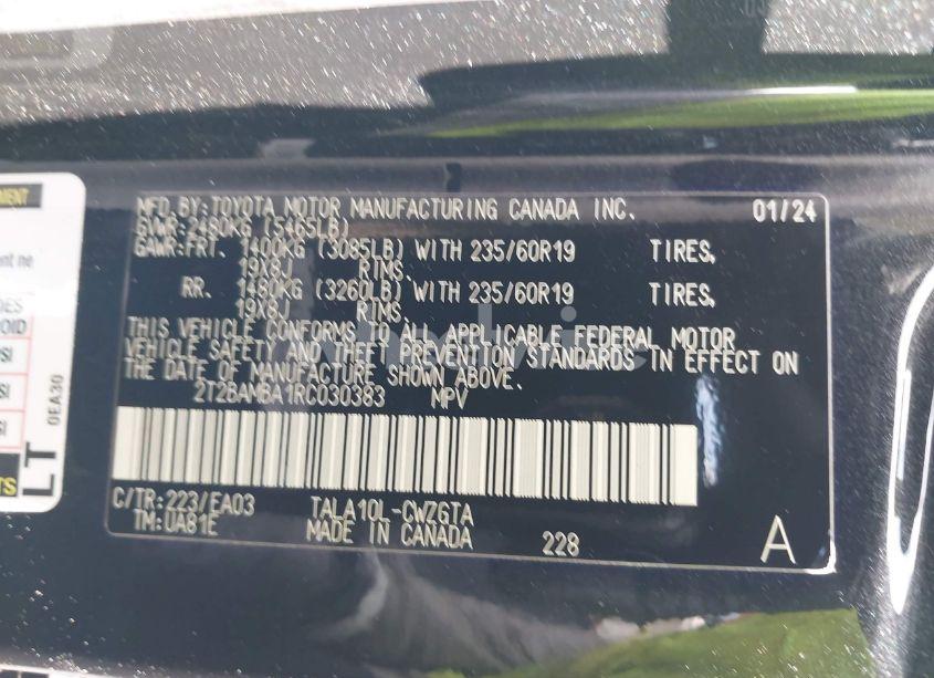 Photo 9 of 2024 Lexus Rx 350 (VIN 2T2BAMBA1RC030383)