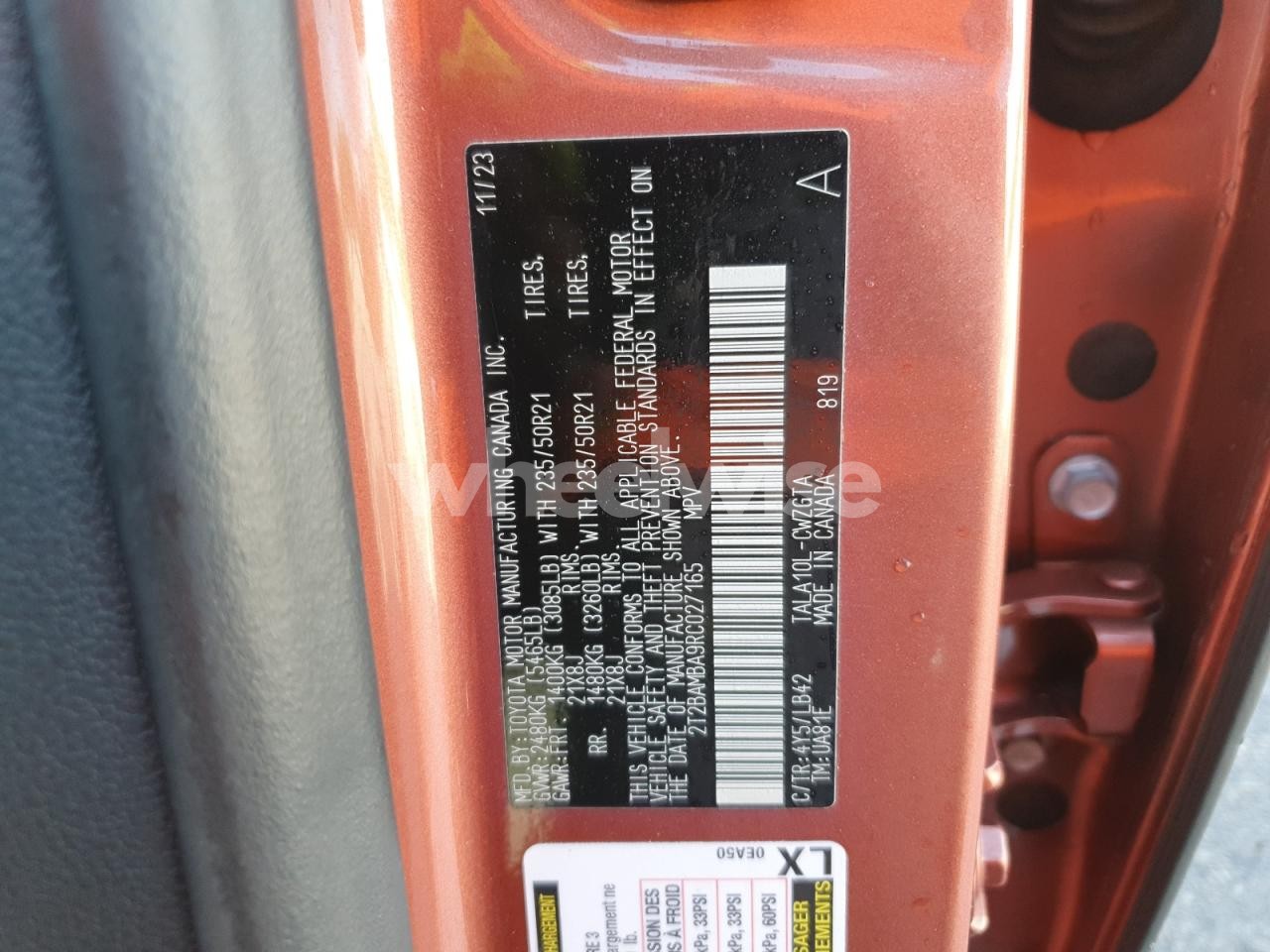 Photo 13 of 2024 LEXUS RX 350 BASE (VIN 2T2BAMBA9RC027165)