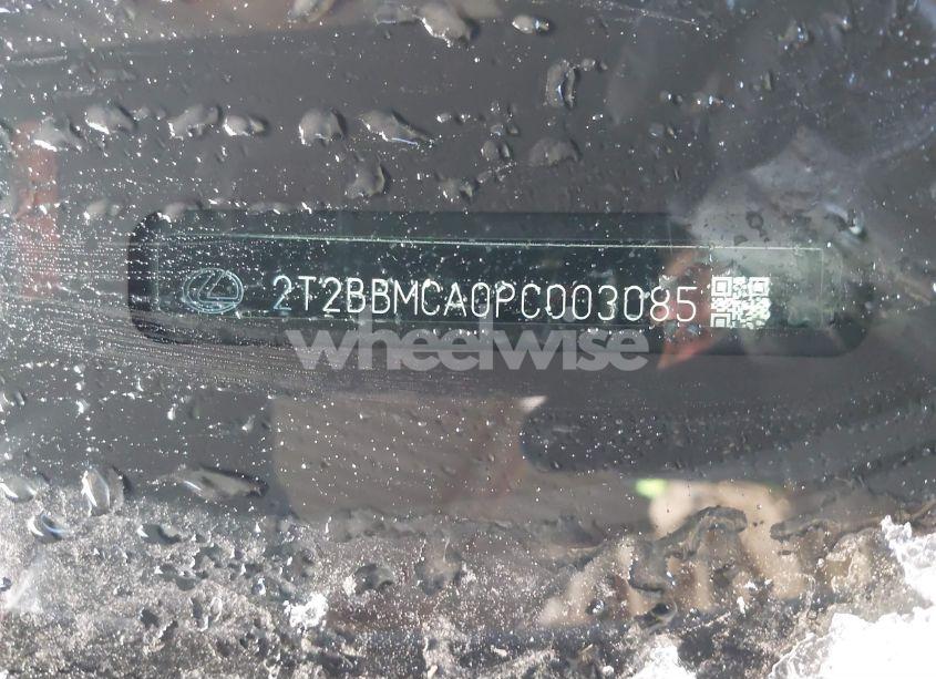 Photo 9 of 2023 Lexus Rx 350H LUXURY (VIN 2T2BBMCA0PC003085)