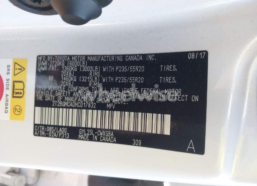 Photo 9 of 2017 Lexus Rx 450H (VIN 2T2BGMCA0HC017832)