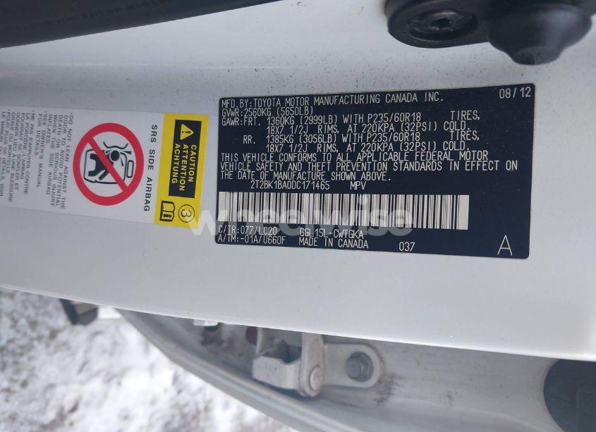 Photo 9 of 2013 Lexus Rx 350 (VIN 2T2BK1BA0DC171465)