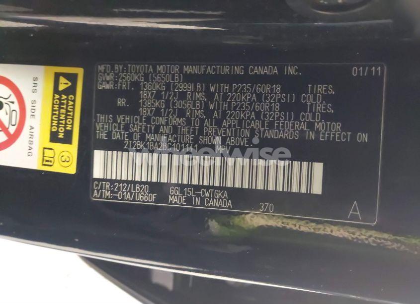 Photo 9 of 2011 Lexus Rx 350 (VIN 2T2BK1BA2BC101141)