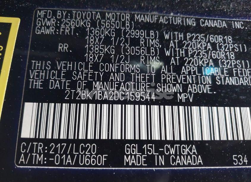 Photo 9 of 2013 Lexus Rx 350 (VIN 2T2BK1BA2DC159544)