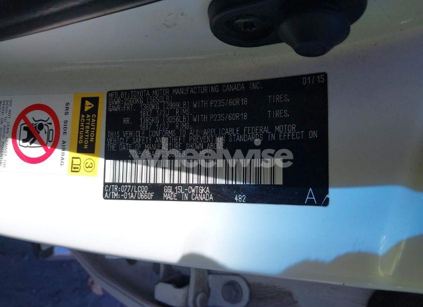 Photo 9 of 2015 Lexus Rx 350 (VIN 2T2BK1BA5FC306023)