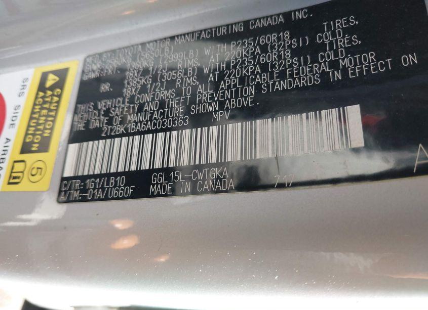 Photo 9 of 2010 Lexus Rx 350 (VIN 2T2BK1BA6AC030363)