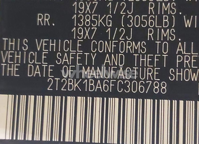 Photo 9 of 2015 Lexus Rx 350 (VIN 2T2BK1BA6FC306788)