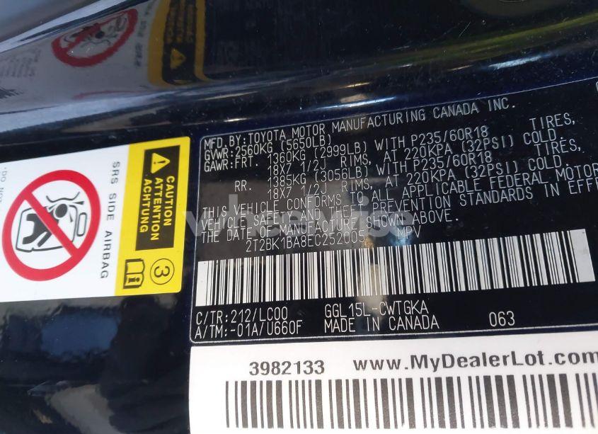 Photo 9 of 2014 Lexus Rx 350 (VIN 2T2BK1BA8EC252005)