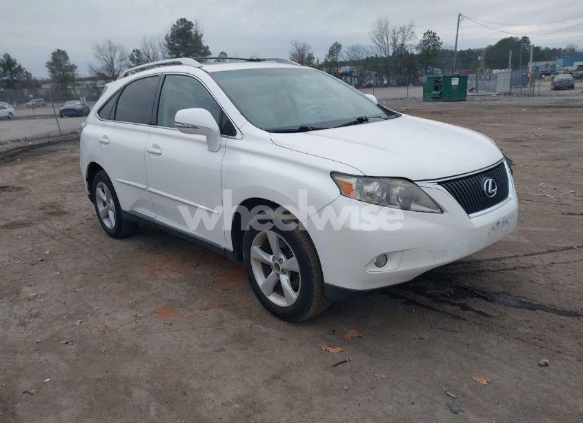 2010 Lexus Rx 350 BASE (A6) (VIN 2T2BK1BAXAC073877) main photo