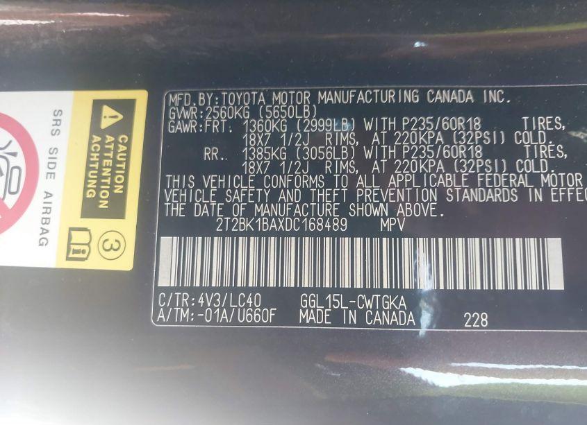 Photo 9 of 2013 Lexus Rx 350 (VIN 2T2BK1BAXDC168489)