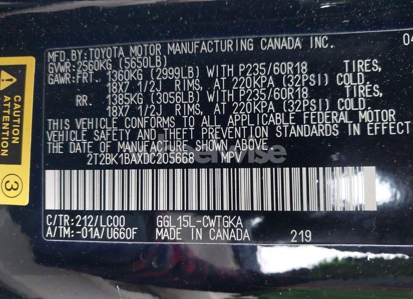 Photo 9 of 2013 Lexus Rx 350 (VIN 2T2BK1BAXDC205668)