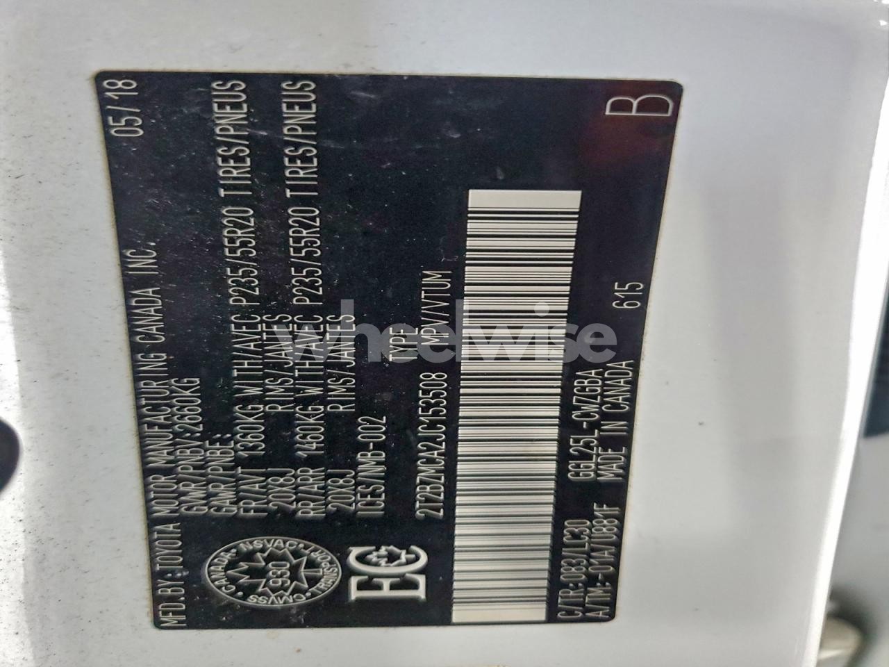 Photo 13 of 2018 LEXUS RX 350 BASE (VIN 2T2BZMCA2JC153508)