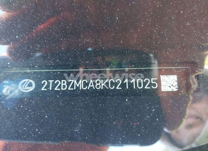 Photo 17 of 2019 Lexus Rx 350 F SPORT (VIN 2T2BZMCA8KC211025)