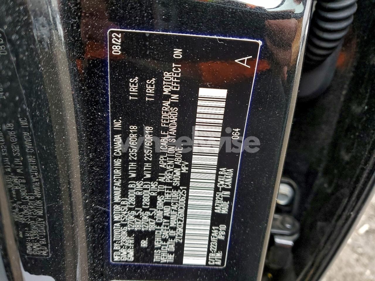 Photo 14 of 2022 LEXUS NX 350H (VIN 2T2GKCEZ6NC006251)