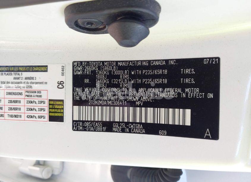 Photo 9 of 2021 Lexus Rx 350 (VIN 2T2HZMDA1MC306411)