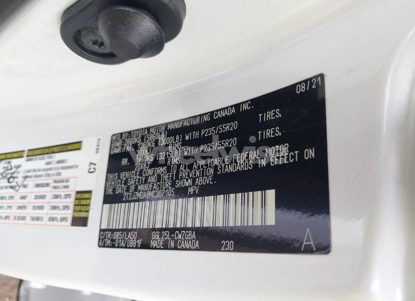 Photo 9 of 2021 Lexus Rx 350 (VIN 2T2JZMDA8MC307105)