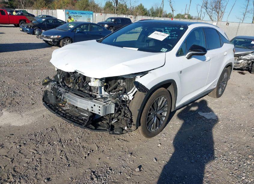 Photo 2 of 2022 Lexus Rx 450H F SPORT HANDLING (VIN 2T2YGMDA4NC092781)