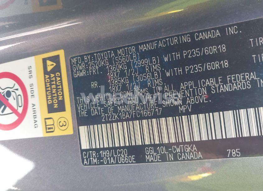 Photo 9 of 2015 Lexus Rx 350 (VIN 2T2ZK1BA7FC166717)