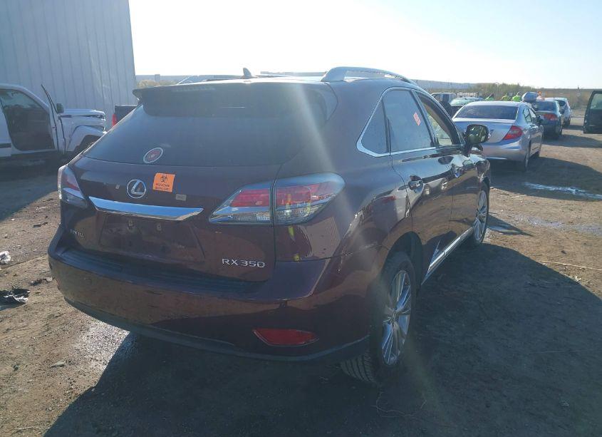 Photo 4 of 2013 Lexus Rx 350 (VIN 2T2ZK1BA9DC110484)