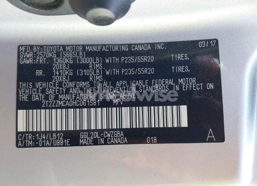 Photo 9 of 2017 Lexus Rx 350 (VIN 2T2ZZMCA0HC061581)