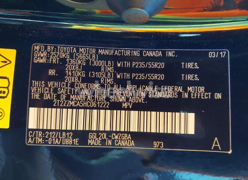 Photo 9 of 2017 Lexus Rx 350 (VIN 2T2ZZMCA5HC061222)