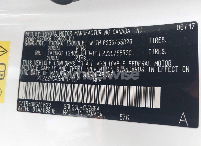 Photo 9 of 2017 Lexus Rx 350 (VIN 2T2ZZMCA5HC071071)