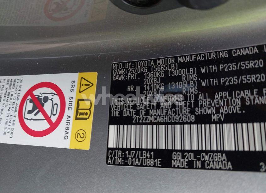 Photo 9 of 2017 Lexus Rx 350 (VIN 2T2ZZMCA6HC092608)