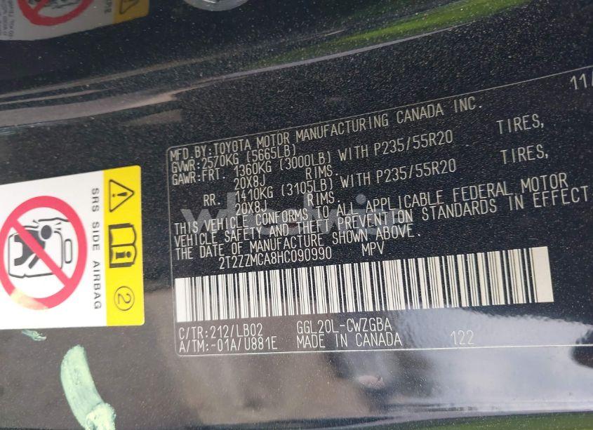 Photo 9 of 2017 Lexus Rx 350 (VIN 2T2ZZMCA8HC090990)