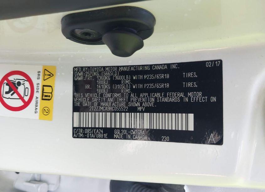 Photo 9 of 2017 Lexus Rx 350 (VIN 2T2ZZMCA9HC055522)