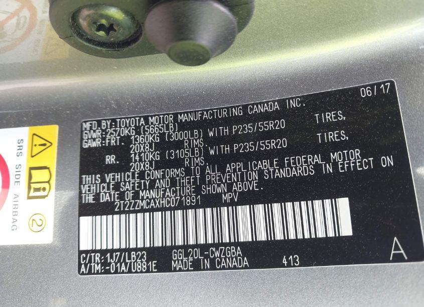 Photo 9 of 2017 Lexus Rx 350 (VIN 2T2ZZMCAXHC071891)