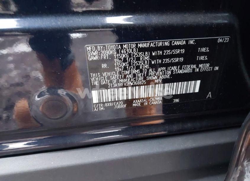 Photo 9 of 2023 Toyota Rav4 XLE PREMIUM (VIN 2T3A1RFV2PW368825)