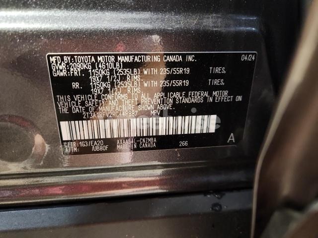 Photo 10 of 2024 TOYOTA RAV4 XLE PREMIUM (VIN 2T3A1RFV2RC448887)