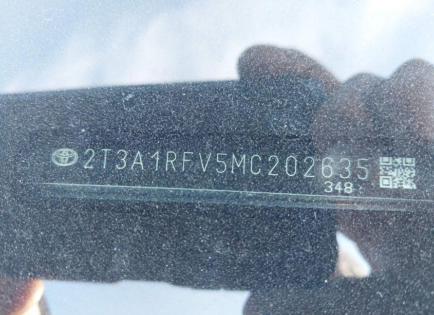 Photo 9 of 2021 Toyota Rav4 XLE PREMIUM (VIN 2T3A1RFV5MC202635)