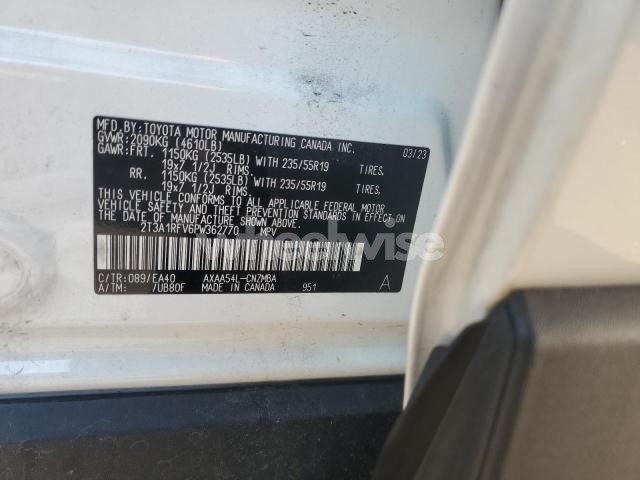 Photo 7 of 2023 TOYOTA RAV4 XLE PREMIUM (VIN 2T3A1RFV6PW362770)