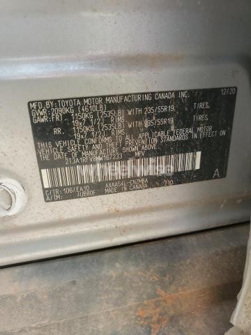 Photo 10 of 2021 TOYOTA RAV4 XLE PREMIUM (VIN 2T3A1RFV8MW167233)