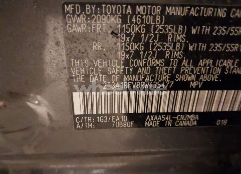 Photo 9 of 2024 Toyota Rav4 XLE PREMIUM (VIN 2T3A1RFV8RW435477)