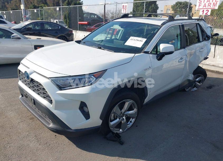 Photo 2 of 2021 Toyota Rav4 HYBRID XLE PREMIUM (VIN 2T3B6RFV0MW023567)